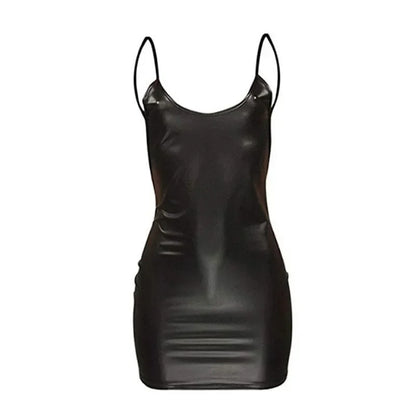 Vestido Nivér Black Latex – Sensual Sem Costas Modelador + Frete Grátis